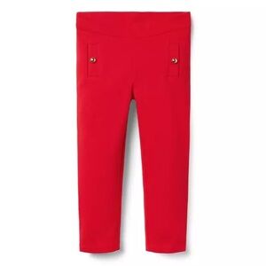 Janie and Jack Vibrant Red Leggings